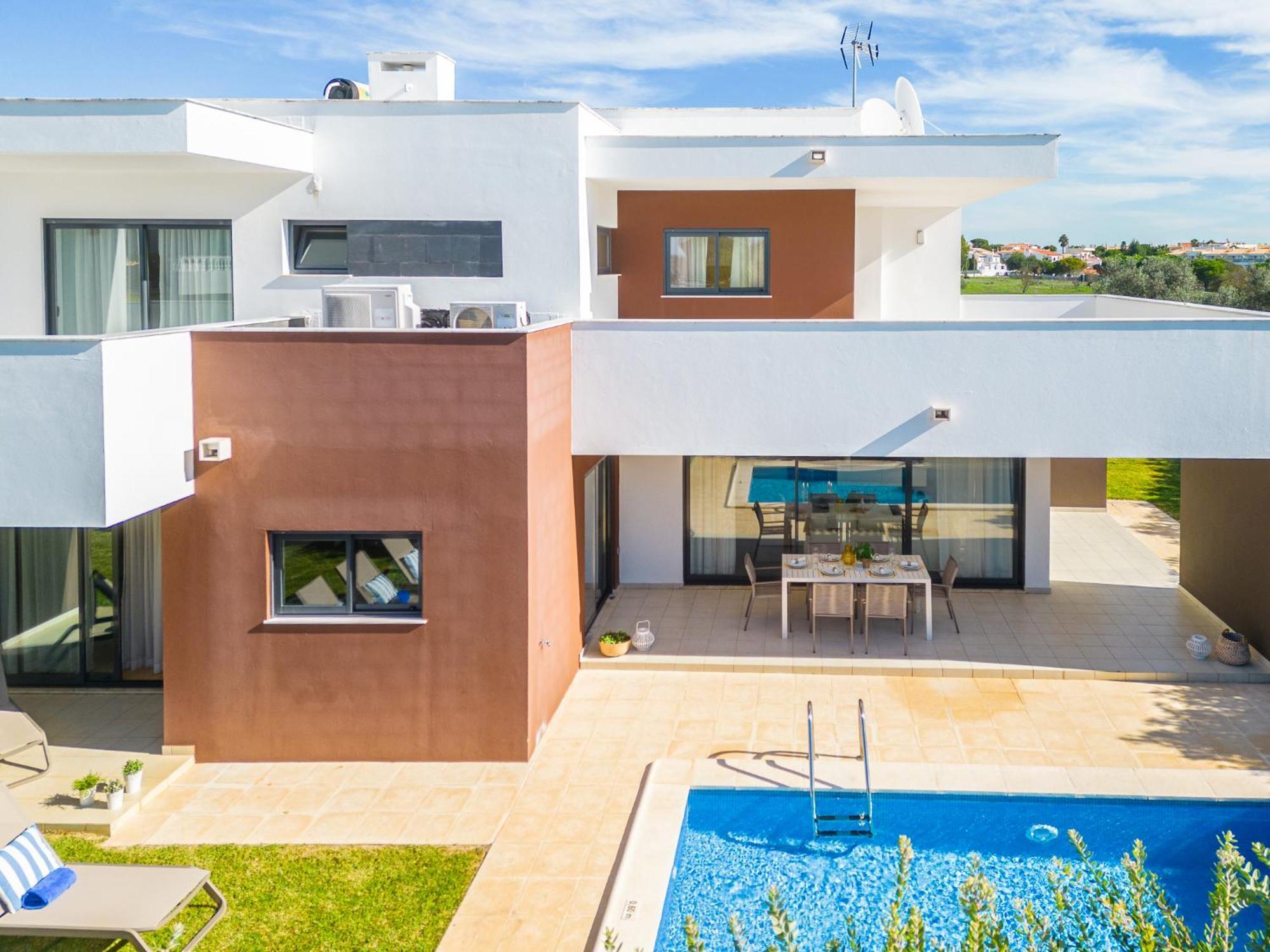 Villas Novochoro - Large Garden- Heatable Pool Albufeira Dış mekan fotoğraf