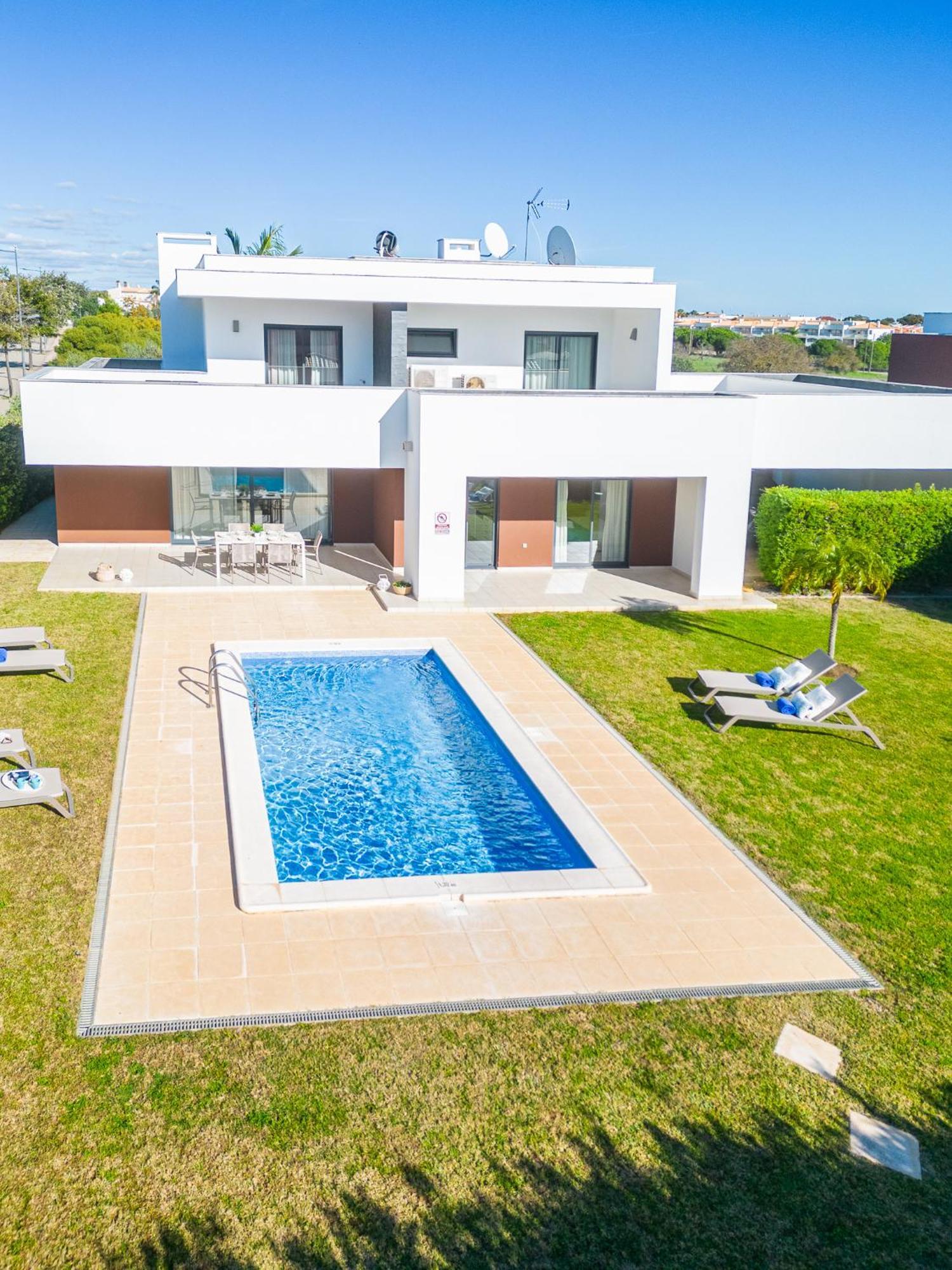 Villas Novochoro - Large Garden- Heatable Pool Albufeira Dış mekan fotoğraf